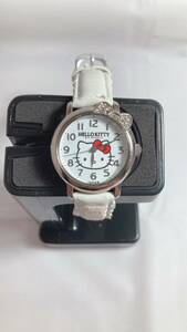 ハローキティ　サンリオ　腕時計　キッズ時計　腕時計レディース ホワイト　キャラクター　613-9-6000-1