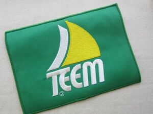 【大きめ】TEEM ティーム ジュース アメリカ パッケージ 企業 ワッペン/パッチ 古着 自動車 レーシング ビンテージ ペプシ スポンサー B01