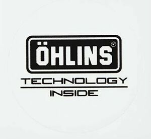 純正 オーリンズ OHLINS TECNOLOGY INSIDE 30mmx30mm クリアステッカー 正規輸入品