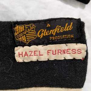 a glenfield production полоса колледж шерсть muffler Британия производства uk vintage Old ремонт иметь muffler muff шарф 