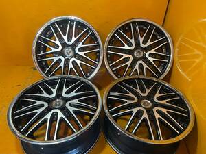 【AA337】ホイール4本*CLUB LINEA18×7.5JJ 5穴 PCD114.3 +55