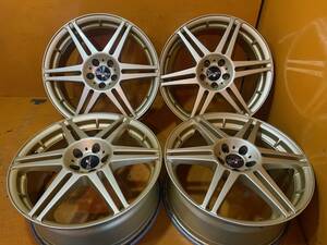 【AA341】ホイール4本*RALLY SPARCO 17×7JJ 5穴 PCD100 +48