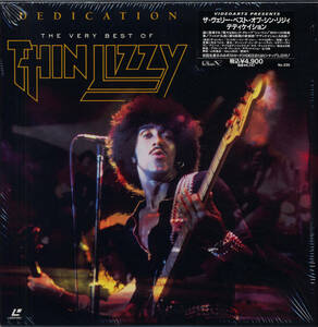 AL494■シン・リジィ/THIN LIZZY■デディケイション/ザ・ヴェリー・ベスト・オブ・シン・リジィ(LD)シール帯