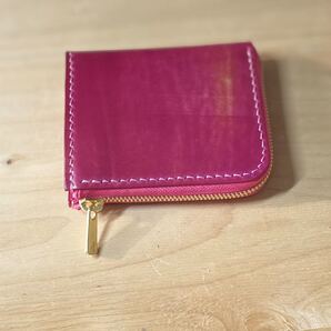 ハーフサイズL型ファスナーウォレット【送料無料】手縫い・ロカド・コードバン・カラーオーダー可(メール受付)solorileather.blog.jp
