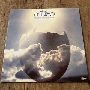 EMBRYO / WE KEEP ON (LP) レコード