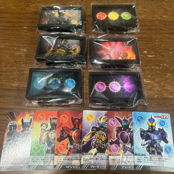 仮面ライダーオーズ TVディスプレイ 6種コンプリート品