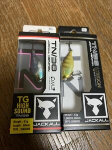 未開封 JACKAL ( ジャッカル ) TN38 トリゴン ( TRIGON ) とTN38 ☆ 2個セット売り。☆バイブレーション ☆ルアー 