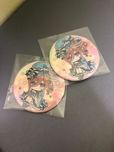 五等分の花嫁　UGCアパレルコラボ　特典缶バッジ　SD中野　三玖 2個