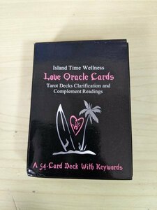 ラブ・オラクルカード/Island time wellness love oracle cards 全54枚セット揃い/タロットカード/占い/運勢/運命/アイランド/G321379