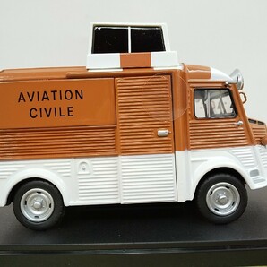 ■ ELIGORエリゴール 1/43 CITROEN Type H Aviation Civile - tour de controle mobile 白×ブラウン シトロエン モデルミニカーの画像4