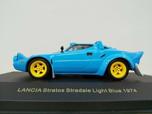 ■ ixo modelsイクソ 1/43 KBI006 Lancia Stratos Stradale Light Blue 1974 ランチアストラトス・ストラダーレ モデルミニカー