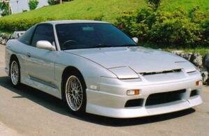 180SX RPS13 アスレーシング スポーツ製 フロントバンパー FRP製白ゲル仕上げ・未塗装品