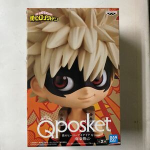 Y0001 未開封 僕のヒーローアカデミア Qposket 爆豪勝已 フィギュア ヒロアカ