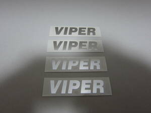 VIPER wiper character type sticker 4 pieces set 