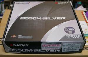 ◆ AMD/AM4 ◆ BIOSTAR ◆ B550 Silver ◆ microATX ◆ 未使用品