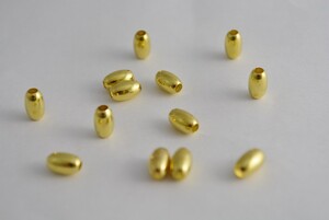  beads Club long Dell meta ruby z tube .. gold 50 piece 8mm Gold bracele necklace metal fittings metal beads parts 