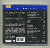 CD★ザ・シックスティーン パレストリーナ Vol.5 ハリー・クリストファーズ Palestrina Harry Christophers The Sixteen ルネサンス 合唱_画像2