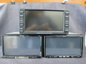 (Cw) MITSUBISHI Panasonic ナビ 8750A141 NR-HZ001S-2 CN-HDS625TD 3台セット (未確認)