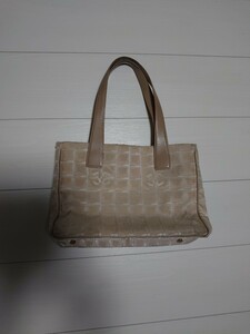 ◆CHANEL シャネル ニュートラベルライン/ トートバッグ(ベージュ)