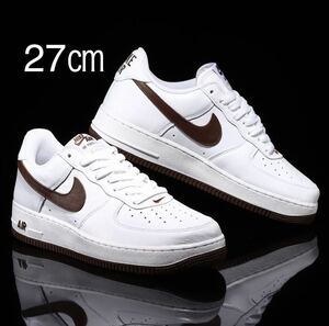 【送料無料】【新品】27㎝　NIKE AIR FORCE 1 LOW RETRO Color of the Month ナイキ エアフォース1 ロー　ホワイト/チョコレート 