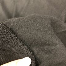 VCT 新品未使用 ボタン スウェットカーディガン ロゴプリント メンズ ジャケット 裏起毛 ブラック M_画像8