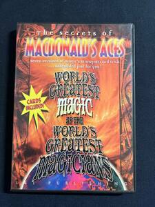 World's Greatest Magic - MacDonald's Aces　マクドナルドエース　手品 マジック DVD