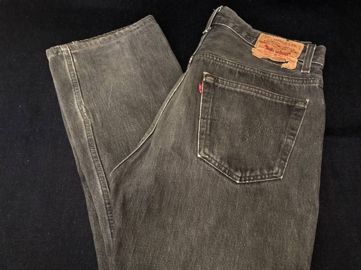 今日の超目玉】 ◇80s Levi リーバイス 501-0658 先染めブラックデニム