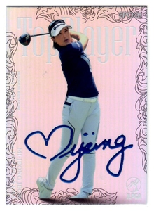 全 美貞 2022 JLPGA オフィシャルトレーディングカード Top Players デコモリシグネチャー サファイア 06/25 25枚限定！