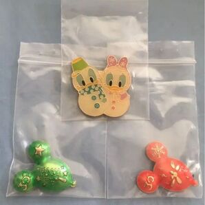 ディズニー 新品未開封品 30周年 クリスマス限定 ハピネスバルーンパーツ3個
