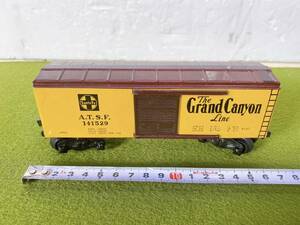  postage 520 jpy! valuable retro Showa Retro tin plate SantaFe A.T.S.F 141529 Grand Canyon line long-term keeping goods present condition goods 