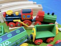 貴重　レトロ　BRIO　ウッドレールセット　ウッドレール詰め合わせ　列車　新幹線　おもちゃ　長期保管品　現状品_画像8