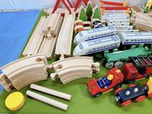 貴重　レトロ　BRIO　ウッドレールセット　ウッドレール詰め合わせ　列車　新幹線　おもちゃ　長期保管品　現状品_画像4