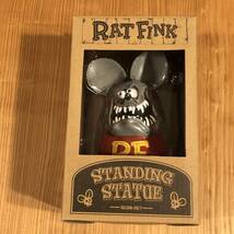 Rat Fink フィギュア グレー 灰色 standing スタンディング スタチュー ラットフィンク statue マスコット mooneyes ムーンアイズ 好きの方_画像3