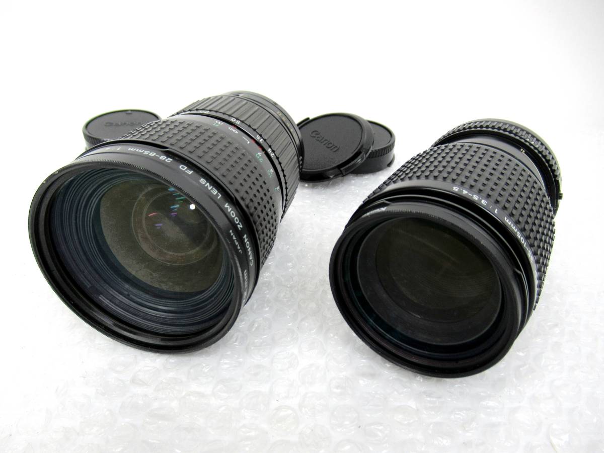 Canon New FD 85mm F1.8 レンズフィルター他付き レンズ(単焦点