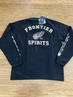 THE FLAT HEAD FN-THCL-106 L/S TEE FRONTIER SPIRITS BLK 38