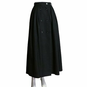 美品/スキャパ Scapa ラップスカート 表記 38号 9号 M 相当 グレー 毛 ウール ロング丈 シンプル 無地 お出掛け 秋冬 ボトムス レディース