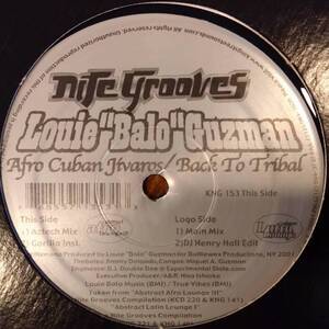 【中古・アナログレコード】Louie "Balo" Guzman / Afro Cuban Jivaros / Back To Tribal【SCMS0000000074】