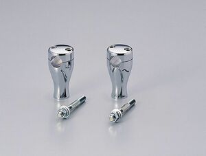 ハリケーン HB0403 3インチドラッグポスト.ベーシック クロームメッキ φ7/8インチ(22,2mm)ハンドル用