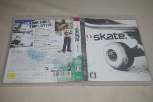 ▲PS3 skate. スケート【解説書なし】