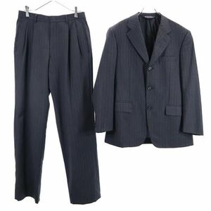  Brooks Brothers wool Blend stripe pattern suit top and bottom setup 36SHT 30W gray Brooks Brothers men's 230307