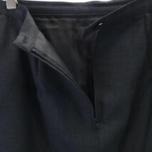 アニエスベー 日本製 ウール100％ スーツ 上下 セットアップ 1／38 黒系 agnes b. テーラードジャケット スカート レディース 230322_画像7