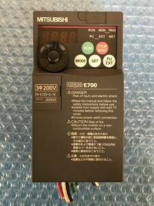 [CK13613] MITSUBISHI 三菱 インバータ FR-E720-0.1K 動作保証