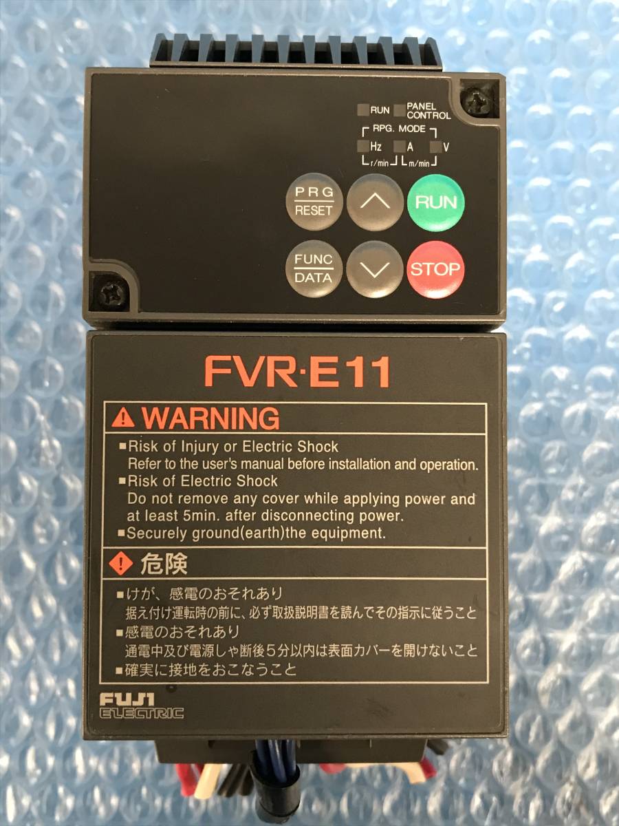 60％OFF】 中古 富士電機 インバータ FVR0.2C11S-2 インバーター その1