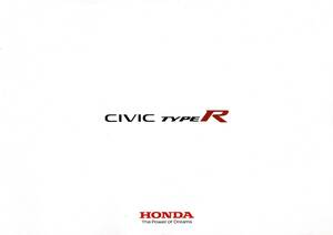 HONDA Civic type R catalog +OP 2022 year 9 month 