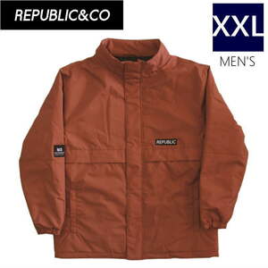 ○ REPUBLIC HYPE SWING TOP JKT CoralBrown XXLサイズ メンズ スノーボード スキー ジャケット JACKET スポーツMIX 22-23 日本正規品