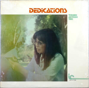 ◆TOSHIKO AKIYOSHI TRIO/DEDICATIONS (US LP/Sealed) -秋吉敏子, Jimmy Smith, Andrew Simpkins, Peter Donald