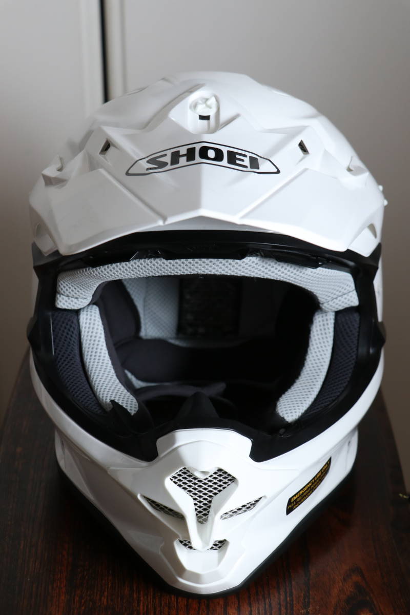 SHOEI オフロード ヘルメット XLサイズ フルフェイス motorex ヘルメット/シールド 人気ブランド bosquesmodelo.net