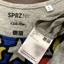 ★着用浅【美品】キースへリング★Ａライントップス《UNIQLO×SPRZ NY》KEITH HARING ユニクロ　コラボ　MoMA ストリートアート_画像7