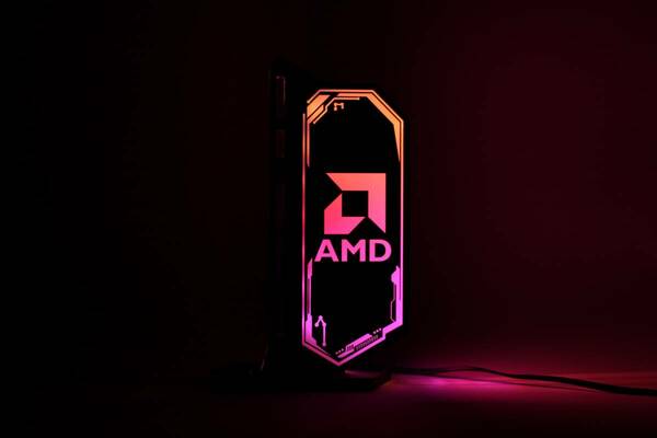 AMD グラフィックカードステー縦型 3ピンRGB