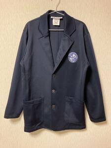 ●WEST COAST UNIVERSITY スクールジャケット 近年物 ストレッチ素材 紺ブレザー 大きめサイズ USA アメリカ 大学